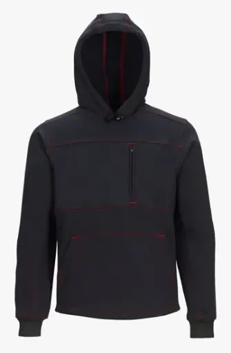 Jacket, FR, NFPA 2112 and NFPA 70E compliant for flash fire and arc flash. FR jacket/hoodie. 