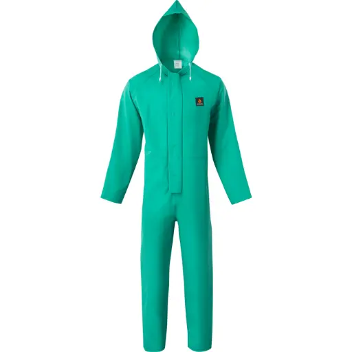 CHEM. COVERALL, GREEN