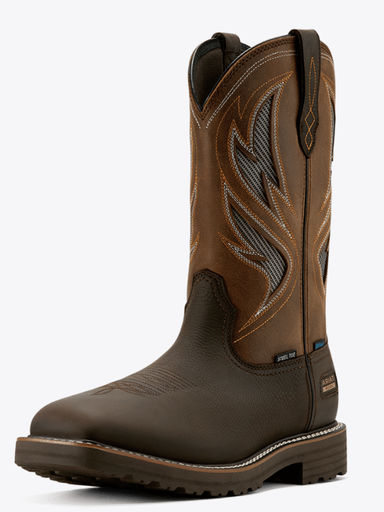 Activator  VentTEK Waterproof Steel Toe Work Boot - Dark Brown