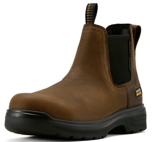 Turbo Chelsea CSA Waterproof Carbon Toe Work Boot - Rich Brown