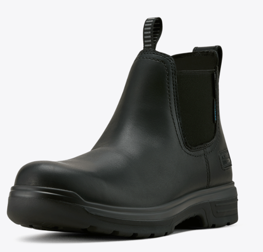Turbo Chelsea CSA Waterproof Carbon Toe Work Boot - All Black
