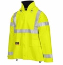 Eclipse, Rain Jkt w/Hood, Hi-Vis Ylw-Grn