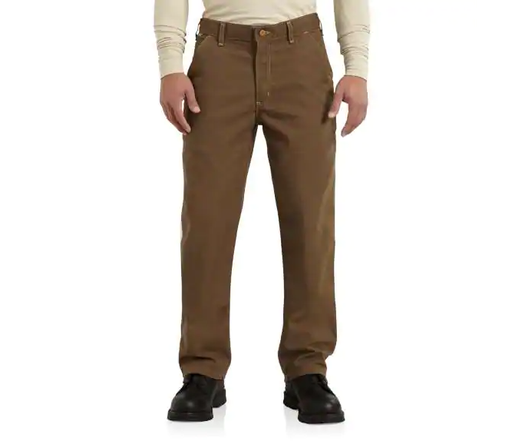 FR Washed Duck Work Dungaree | Mid Brown Pants