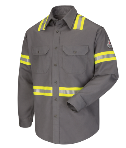 Men's Midweight FR Enhanced Visibility Uniform Shirt - Variants