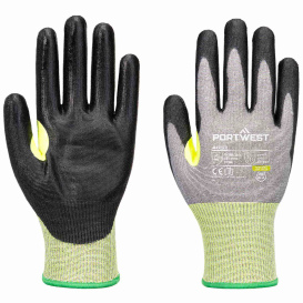 A651 - CS Cut E15 PU Glove A5 - Gray/Black