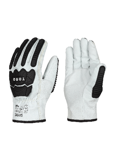 Torq™ Spark Premium Leather Welding Gloves with Cut and Impact Resistance