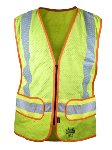 FR-Static Dissipative Class 2 Vest-Hi-Vis Yellow