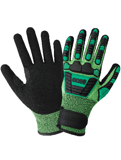 Vise Gripster® C.I.A. - ANSI/ISEA 105 cut level A7, abrasion level 5, puncture level 3.  ANSI/ISEA 138 impact level 2.  6 dozen pairs per case