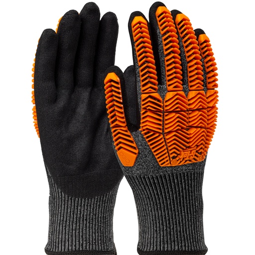 G-TEK, 13G BLACK SEAMLESS KNIT, NITRILE MS GRIP, LEVEL 3 IMPACT, A6 - Variants