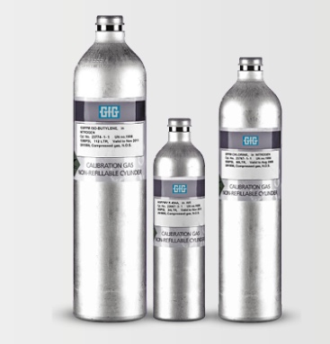 [7804-024] CG-GfG - Gas / Hydrogen Chloride (HCl) / 10 ppm / 116L / Aluminum Cylinder / Balance Nitrogen