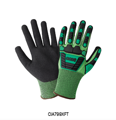 Vise Gripster® C.I.A. rPET Recycled Touchscreen Gloves with Cut and Impact Resistance - CIA799XFT  